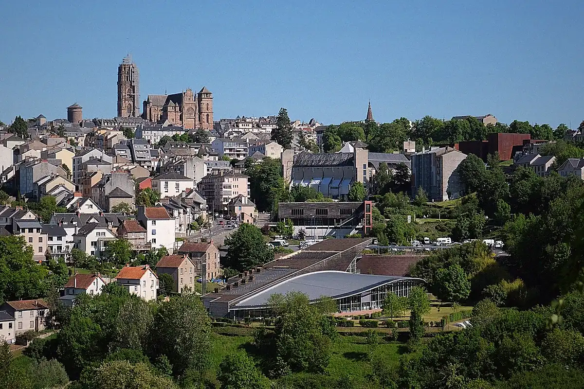 Rodez vue depuis l'espace public