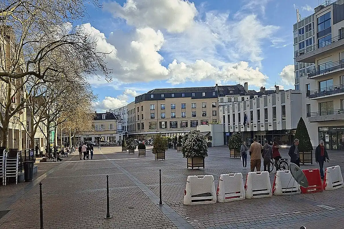 Châteauroux vue depuis l'espace public
