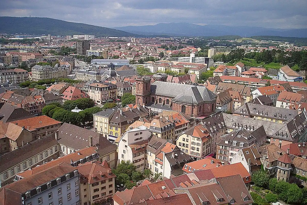Belfort vue depuis l'espace public