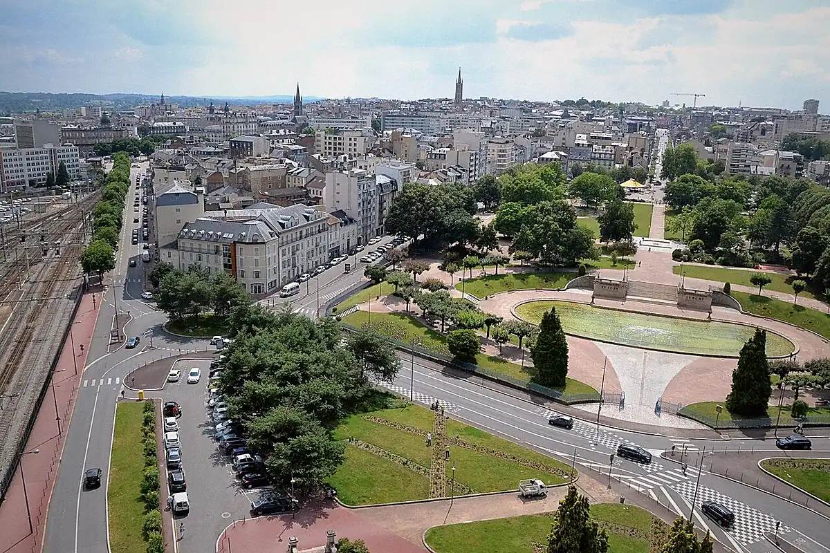 Limoges vue depuis l'espace public